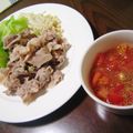 さとよこ's cooksnap of when they made トマトだれで食べる冷しゃぶ.