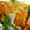 ユーロン's cooksnap of when they made ふわふわな卵とじカツ丼♬.