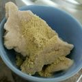 緋色98's cooksnap of when they made 粉ミルク消費ヘルシーヨーグルバナナアイス.