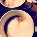 chi_☆'s cooksnap of when they made 簡単ハートのカフェ・ラテアート.