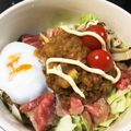 まぐきち's cooksnap of when they made フライパンで♡ローストビーフ&山盛り丼.