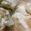 ＊＊天然水＊＊'s cooksnap of when they made かぶの天ぷら＆葉っぱのかき揚げ.