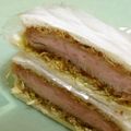 chou*'s cooksnap of when they made ハムカツサンド.