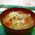 赤い電話's cooksnap of when they made ごま油香る！炒めみそ汁.