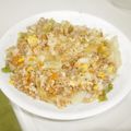 のかまるこ's cooksnap of when they made シャキシャキ食感が堪らない★レタス炒飯★.
