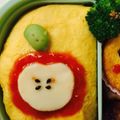 クック8IQA7G☆'s cooksnap of when they made ＊キャラ弁＊　リンゴ印のオムライス.
