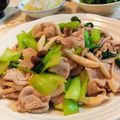 fu♪♪'s cooksnap of when they made ピリッと簡単☆わさびダレで☆豚こま炒め.