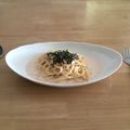 颯くん奏ちゃんパパ's cooksnap of when they made 簡単♪明太子クリームパスタ♪.