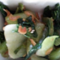 クックOYTSP1☆'s cooksnap of when they made 青梗菜の桜エビガーリック炒め.