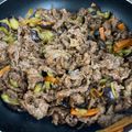タグエリ's cooksnap of when they made なすと牛肉の甘辛炒め【作りおき】.