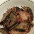 けいみみ's cooksnap of when they made 焼肉のタレで簡単☆鶏ナス焼き.