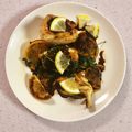 ろこ1015's cooksnap of when they made 鶏肉のレモンソース パクチーとともに.
