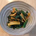 ちはるき27's cooksnap of when they made お手軽もう一品！！春菊と人参のナムル.