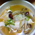 ﾖｰｺｰﾌﾟｰ's cooksnap of when they made 白菜豆腐いりキノコ汁.