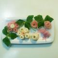 moananae's cooksnap of when they made ＊かまぼこでお花＊　～ピーラー活用.