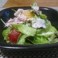 ダイナマイト漆黒's cooksnap of when they made グリーンサラダ.