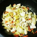まん丸みかリン's cooksnap of when they made ささみと白菜の中華炒め.