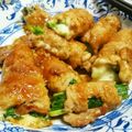 ぽむち。♪'s cooksnap of when they made ♡簡単♡豚バラのにらチーズ巻き巻き♡.