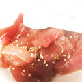 BIGぼんど's cooksnap of when they made マグロの漬けごまあえ.