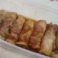 sayakuro66's cooksnap of when they made レンジで少量。トロうま簡単ネギの肉巻き.
