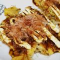 （・×・）♪'s cooksnap of when they made 残った麻婆春雨でチヂミ焼き風♪.