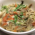 しゅなな's cooksnap of when they made レンジで簡単！2分で水菜の卵とじ.