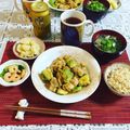emiiem's cooksnap of when they made 鶏肉とアボカドのマスタード炒め.
