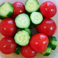 シナモシナモ's cooksnap of when they made きゅうりとトマトのマリネ風サラダ.