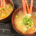 miwayonのリピ's cooksnap of when they made エビやカニを食べた後の味噌汁＾＾.