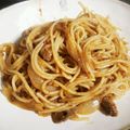 nanahouse1's cooksnap of when they made 簡単美味しい♪鯖缶のトマトソースパスタ.