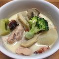 M☆H☆Y's cooksnap of when they made 豆乳味噌スープ.