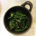 はなのんほかのん's cooksnap of when they made ビールに合う♡ほうれん草ごま和え.