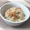 ぎんmama。's cooksnap of when they made 鶏皮で 美味しいゴボウの炊込ご飯.
