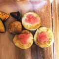 もめんオクトーバー's cooksnap of when they made 簡単＊長芋のバター焼き 明太バジルのせ＊.