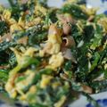 かすてら１２'s cooksnap of when they made ほうれん草のたまご炒め.