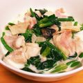 ちもてぃー's cooksnap of when they made 鶏肉とほうれん草のクリーム仕立て.