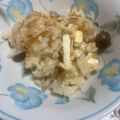 ママとキューピー's cooksnap of when they made 鶏しめじ油揚げご飯.