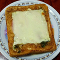 ＊なぁ＊'s cooksnap of when they made ハムとチーズのお好み焼き風トースト.
