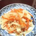 yotton's cooksnap of when they made 青森郷土料理？たらの子和え♫♬.