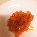 ぽぽぽんきち's cooksnap of when they made リボンにんじんの和風炒め.