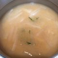 みうみうみっちゃん's cooksnap of when they made 塩漬け大根の葉と☆大根の☆お味噌汁.