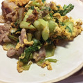 にゃごりん's cooksnap of when they made 青梗菜と豚肉・シメジの卵オイスター炒め.