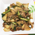 ☆クレア☆'s cooksnap of when they made かぶ菜と豚肉のオイスターソース炒め.