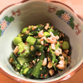 ぺっぺぺ72's cooksnap of when they made 春菊と納豆と枝豆の和え物.