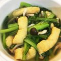 クックJQG9HY☆'s cooksnap of when they made 下ゆでなしの。小松菜とあげの煮浸し.