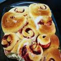 恋のおやつ's cooksnap of when they made キャラメルシナモンロールのちぎりパン。.