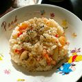 えみえみtantan's cooksnap of when they made 炊飯器で✨シーフードピラフ.