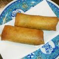 うらみきぽん's cooksnap of when they made ベーコンしそチーズ春巻き☆お餅入り.