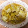 he21s's cooksnap of when they made 白菜の鶏そぼろあんかけ.