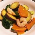 natsuchoko's cooksnap of when they made コンソメ茹で！彩り野菜の温サラダ.